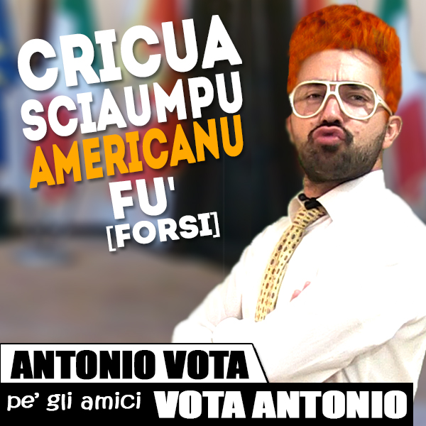 ANTONIO VOTA COME Donald Trump